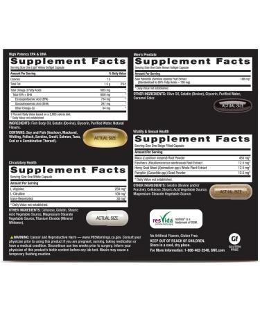 GNC Mega Men Performance & Vitality Vitapak - 30 Capsules - Buy Online on GoSupps.com