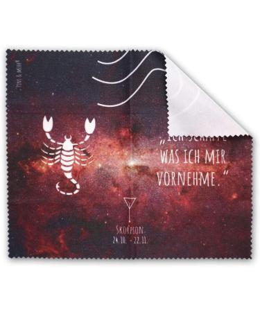 Scorpio Zodiac Sign Glasses Cleaning Cloth - Microfiber for Glasses Phones & Cameras - Buy Online on GoSupps.com