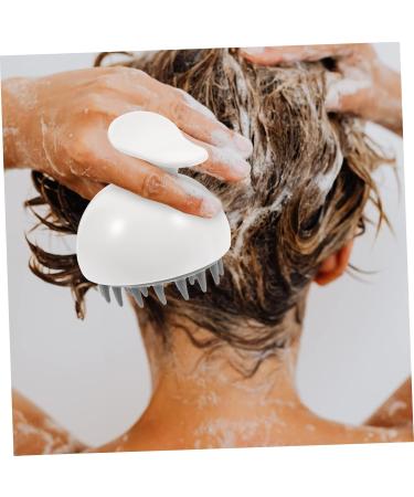 Beatifufu 2-Piece Shampoo Massage Brush Set - Gray Scalp Peeling Accessories for Travel | Durable & Practical - Buy Online on GoSupps.com