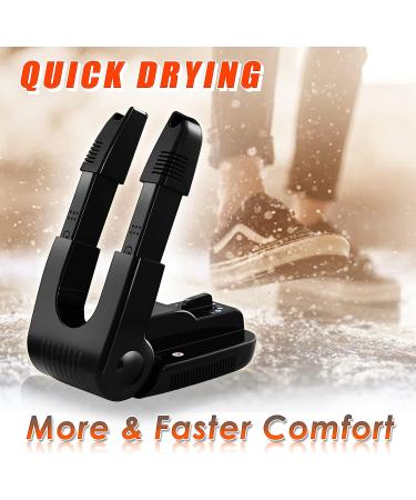Leapara Electric Boots and Shoes Dryer with Timer | Portable Dryer and Warmer for Shoes, Gloves, Socks | Auto Shutoff | Foldable Rack (110V) - Buy Online on GoSupps.com