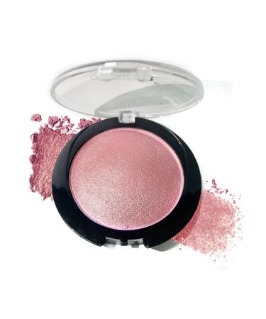 CarMela Baked Blush  Highly Pigmented Shimmery Blush Powder  Blendable Blush and Eyeshadow Makeup Palette