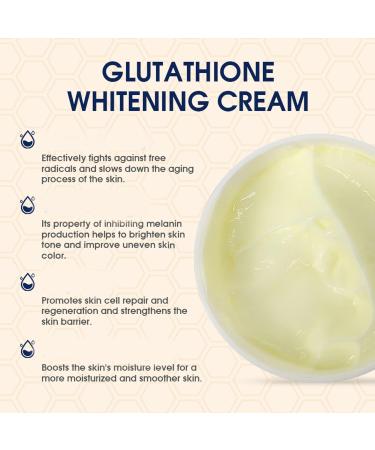 Rubu22a Glutathione Skin Whitening Cream Moisturizer Face Cream for Women Face Cream Deep Hydration Improves Skin Elasticity Smooth Skin 1 - Buy Online on GoSupps.com