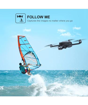 Holy Stone HS720 Foldable GPS Drone with 4K UHD Camera for Adults, Quadcopter with Brushless Motor, Auto Return Home, Follow Me, 52 Minutes Flight Time, Long Control Range, Includes Carrying Bag - Buy Online on GoSupps.com