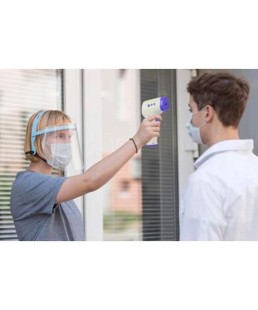 Premium Infrared Thermometer for Babies & Adults | Contactless LCD Display Accurate Measurement & Fever Alarm - International Shipping - Buy Online on GoSupps.com