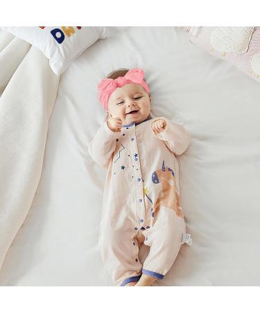 Uwiyo 6-Pack Baby Turban Headband Set | Soft Nylon Flower Loop Hairbands for Newborns & Toddlers - Buy Online on GoSupps.com