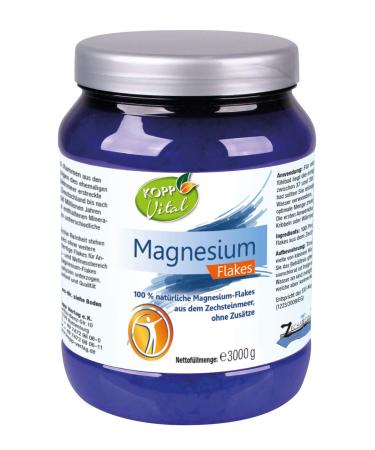 KOPP Vital Magnesium Flakes - vegan (3 kg) 1 piece (1 pack)