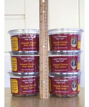 Laura's Wholesome Junk Food Oatmeal Raisin Cookies - 7oz Pack of 6 | Healthy Snack Option - Buy Online on GoSupps.com