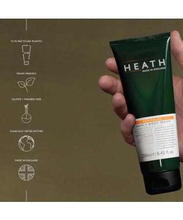 Buy Modern British Grooming by Heath Hair & Body Wash 250ml - Luxury Shower Gel for Men | International Shipping Available - Buy Online on GoSupps.com