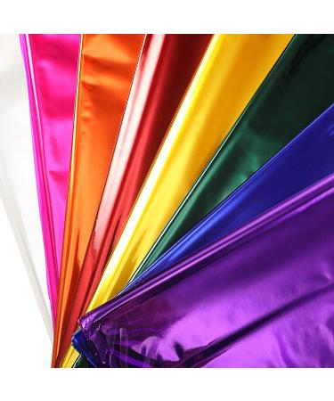 Tallew 16 Pcs 28 x 40 Inch Cellophane Sheets Cello Wraps Colored Cellophane Paper Transparent Colored Gift Wrap Cellophane with 240 Pcs Metallic Twist Ties  for DIY Arts Crafts Gifts Wrapping - Buy Online on GoSupps.com