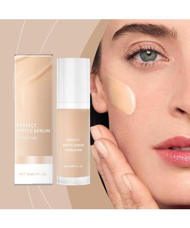 Age Defying Foundation Perfect Matte Serum Foundation Foundation Serum for Women Anti-Aging Serum Foundation Light Transparent Coverage Face Sunscreen (1pc 30ml) - Buy Online on GoSupps.com