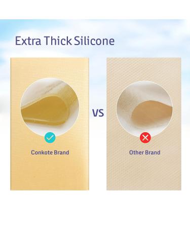 Silicone Scar Removal Sheets 2'' x 3'' - 5 Pack for Surgical, Burn, Acne, and Keloids Scars - Buy Online on GoSupps.com