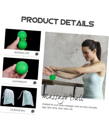 Fascia Ball Massage Set - Peanut Fitness Trainer Muscle Massager & Foot Relief Tool for Optimal Recovery - Buy Online on GoSupps.com