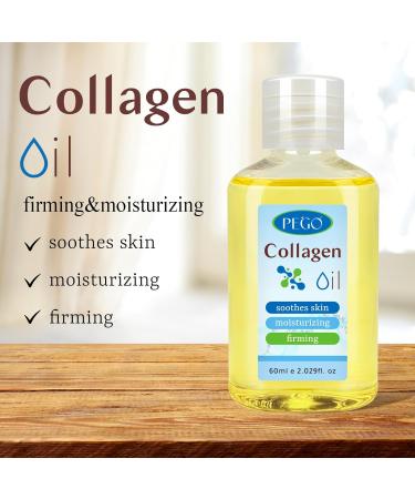 Collagen Body Oil Firming & Lifting Massage Oil Hydrating Moisturizing Oil Anti-Aging & Anti-Wrinkle Skincare (2Pack) 2.03 Fl Oz (Pack of 2) - Buy Online on GoSupps.com