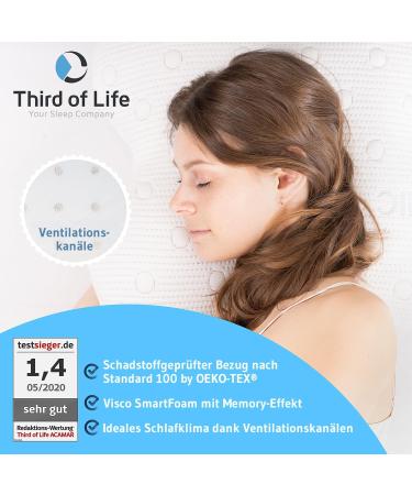 Acamar Side Sleeper Pillow - Award-Winning Orthopedic Neck Support | Viscose Elastic Memory Foam | Thermo-Regulating Ergonomic Design for Neck Pain Relief - Buy Online on GoSupps.com