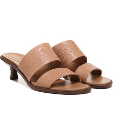 Vionic Women's Freesia Ivelle Leather Heel Sandals - Arch Support, 7.5 Macaroon - Buy Online on GoSupps.com