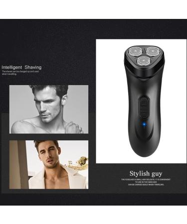 Electric Shaver for Men Cordless USB Rechargeable Electric Men's Shaver Wet and Dry Men's Rotary Shavers with Pop-up Trimmer Waterproof Electric Pocket Shaver for Travel or Home Use Black - Buy Online on GoSupps.com