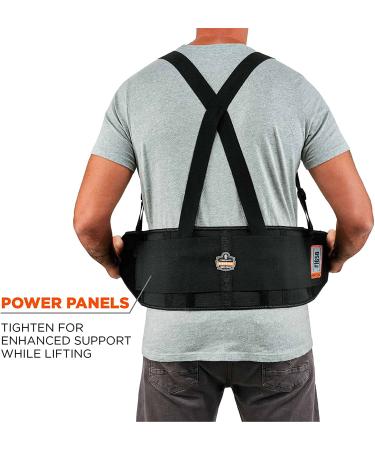 Ergodyne ProFlex 1650 Back Support Belt  7.5" Elastic  Adjustable  Removeable Straps  Large Large (Pack of 1) - Buy Online on GoSupps.com
