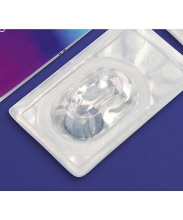 Glamlens Palma Blue Colored Contact Lenses - Monthly Soft Hydrogel 0.0 Diopter 2 Pieces + Containers - Buy Online on GoSupps.com