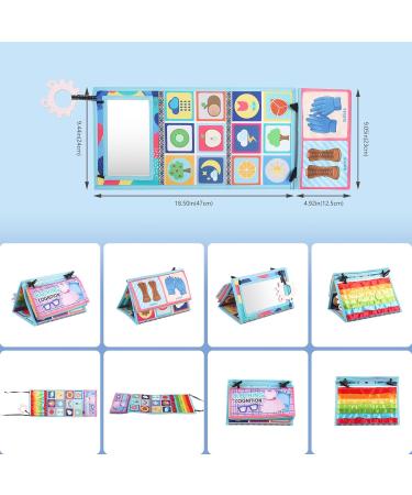 Towwoo Baby Spiegel & Crackling Book | Montessori Sensory Toy for Newborns 0-12 Months - Foldable & Ideal for Exploring Feelings - Buy Online on GoSupps.com