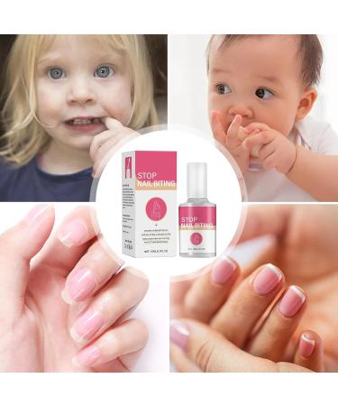 Anti Nail Biting Polish Stop Biting Your Nails Natural Stop Nail Biting Bitter Taste Solution for Healthy Nail Growth Water Resistant Nail Biting Treatments For Adults & Children 10ml - Buy Online on GoSupps.com