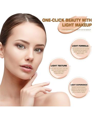 Bestniffes Mushroom Head Foundation Air Cushion CC Cream | Moisturizing Concealer | Bright Makeup Base | Long Lasting Formula | Includes Mushroom Makeup Sponge - Buy Online on GoSupps.com