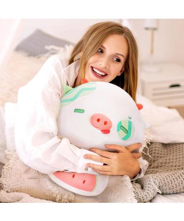 Mewaii 8'' Watermelon Cow Mushroom Pillow Plush Toy - Soft & Cuddly Stuffed Animal for Kids | 8 Inch Squishy Watermelon Cow Plushie - Buy Online on GoSupps.com