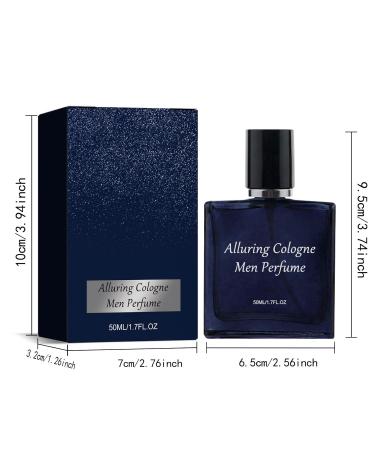 Cologne for Men - Charming Eau de Perfume - Long Lasting Pheromones Perfumes Elegant and Fresh Fragrance to Unleash Masculinity 50ml/1.7 Fl.Oz Blue - Buy Online on GoSupps.com