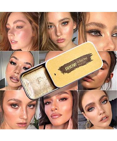Long Lasting Waterproof Eyebrow Styling Soap Kit - Smudge Proof Clear Brow Gel Pomade for Natural Brows (01) - Buy Online on GoSupps.com