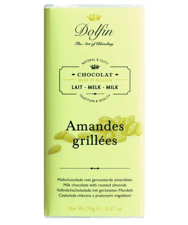 Dolfin Dolfin Wholemeal milk chocolate with almonds