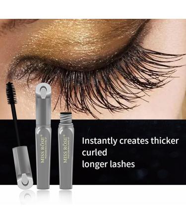 LXGWQF Thick Waterproof Sweat Mascara Long Lasting Curl Mascara 4d Silk Fiber Mascara Long Curl Mascara No Clumping Lasts All A One Size - Buy Online on GoSupps.com