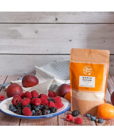 Buy Pure Maple Syrup Sugar - MapleFarm - 150g Natural Sweetener - International Shipping - Buy Online on GoSupps.com