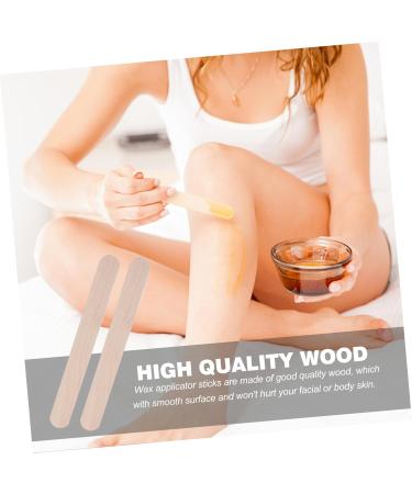 Beaupretty 1200pcs Disposable Beauty Bar Spatula Stencil - Natural Birch Medium Assorted Colors (3pcs 15x1.6cm) - Ideal for Professional and Home Use - Buy Online on GoSupps.com