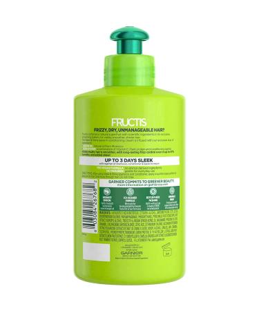 Garnier Fructis Sleek and Shine Leave-In Conditioning Cream 10.2 fl oz - Intensely Smooth | Pack of 1 - Buy Online on GoSupps.com