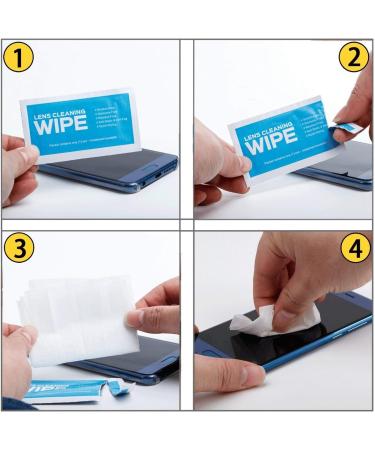 Monitor Wipes Pre-Moistened Screen Cleaning Wipes for Electronics Quick Drying & Streak-Free Ammonia-Free Perfect for Computers Phones LCD Screens - Buy Online on GoSupps.com
