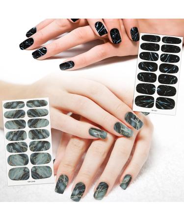 6 Sheets Marble Full Wraps Nail Stickers Nail Polish Sticker Marble Wraps Self-Adhesive Waterproof Nail Art Decals Manicure Nail Tips DIY Nail Decorations for Women Girls Nail Design - Buy Online on GoSupps.com