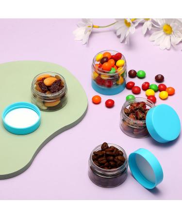Patelai 4 Pieces Round Clear Wide-mouth Leak Proof Plastic Container Jars with Lids for Travel Storage Makeup Beauty Products Face Creams Oils Salves Ointments DIY Making or Others (Blue 1 Ounce) - Buy Online on GoSupps.com