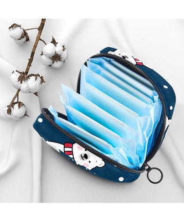 Womens Binding-Up Bags - Winter Bear Patterns | Tampon Storage & Zip Pockets | Multi-Functional Menstrual Bags - Buy Online on GoSupps.com