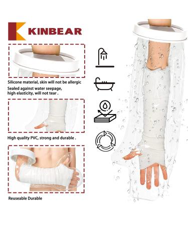 KINBEAR Waterproof Cast Cover for Kids | Reusable Arm Sleeve Protector for Broken Wrist, Finger, Elbow, Hand | Watertight Seal to Keep Wounds Dry - Buy Online on GoSupps.com