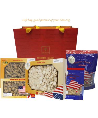 DABC OAK LAND American Ginseng Slices Wisconsin American Slices Root for Tea Energy for Men Women Mental Boosts Immunity (16OZ/Bag - Ginseng Root) - Buy Online on GoSupps.com