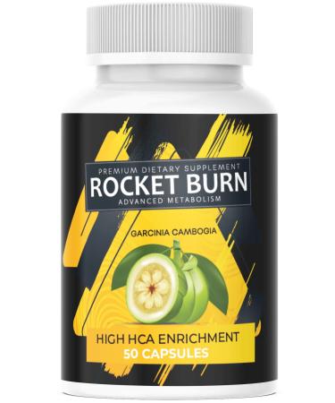 New: Rocket Burn + Garcinia Cambogia - Extremely capsule supplemented for women & men high -dose + vegan the capsule for the day - metabolism - power - energy - strong - (2 + 1 free)