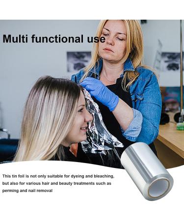 Hair Highlighting Tin Foil Roll Salon Tin Foil - Hair Dye Tin Foil Hair Foils for Color Application Safe Hair Coloring Tool for Bleaching - Buy Online on GoSupps.com