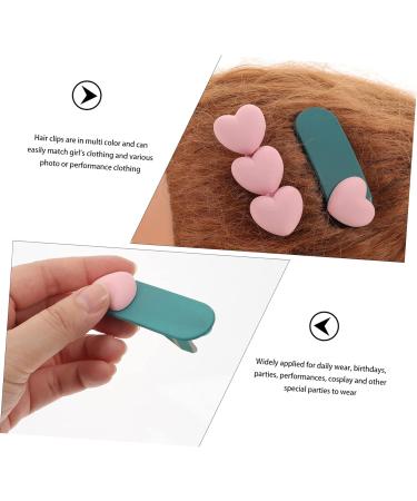 ORFOFE 5 Pairs Love Color Matching Hair Clip Little Hair Accessories Little Girl Accessories Hairpin Hair Clips for Hair Clips Cute Barrettes for Girl Hair Clips - Buy Online on GoSupps.com