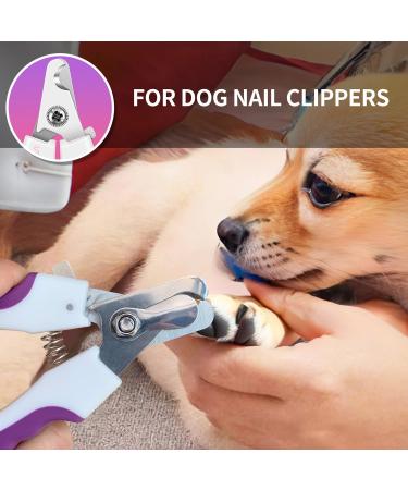 OneCut 4.7 Small Dog & Cat Nail Clipper - Stainless Steel Trimmers for Small Animals - Professional Quality Pet Nail Clipper in Purple - Buy Online on GoSupps.com