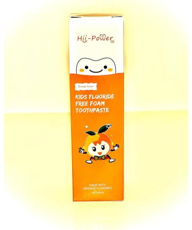 Kids Fluoride Free Foam Toothpaste - Strawberry Flavor for Safe & Fun Brushing | International Shipping Available - Buy Online on GoSupps.com