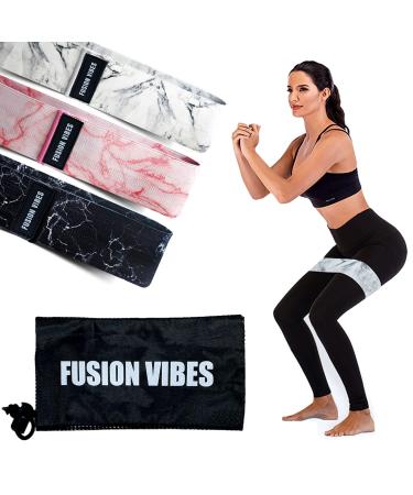 Premium Resistance Bands Legs and Butt Non-Slip Booty Bands Glute Bands Fabric Resistance Bands Workout Fitness Bands for Hips & Women/Men/Beginners/Yoga Athletes Strength Training Fitness
