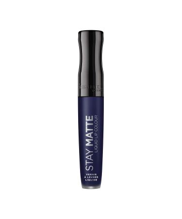 Rimmel Stay Matte Liquid Lip Colour 830 Blue Iris - Long-lasting Matte Finish Lipstick (1 Piece) | International Shipping Available - Buy Online on GoSupps.com