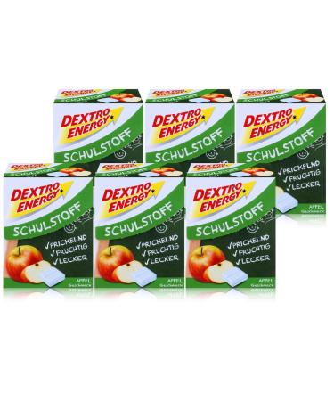 Dextro Energy Dextro Energy Schulstoff Apple Flavour Glucose Sachets 50g (Pack of 6)