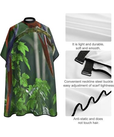 Parrot Professional Hair Cutting Cape Apron - Salon Haircut & Barber Hairdressing with Snap Closure | International Shipping - Buy Online on GoSupps.com