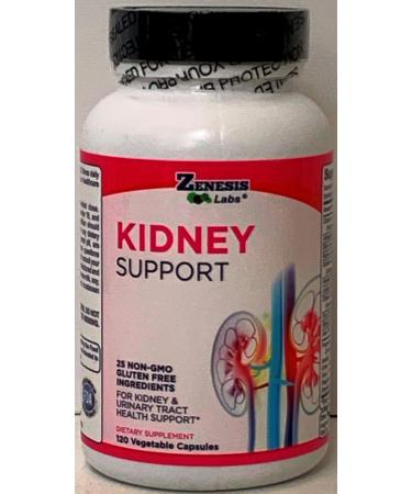 Zenesis Labs Kidney Cleanse Detox Flush & Repair Urinary Tract Support - Gluten Free - Natural Cranberry Extract Herbal Supplement Blend (120 Capsules/Bottle) 60 Day Supply