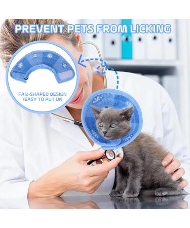 Cat Cone Collar Soft Adjustable Cat Recovery Collar Soft Collar Cone Protective Elizabethan Collar After Surgery and Injuries for for Small Pets Cats Kittens (Blue S) - Buy Online on GoSupps.com